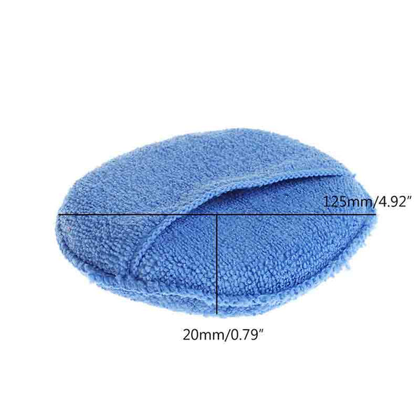 Small Car Waxing Polish Microfiber Foam Sponge Applicator Cleaning Detailing Pads