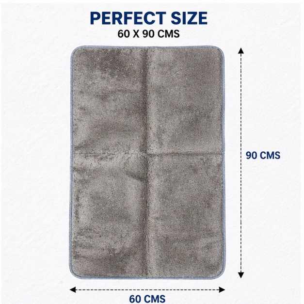 Ultra Premium 900 GSM Microfiber Car Seat Towel (60x90 cm) – Super Absorbent & Extra Thick