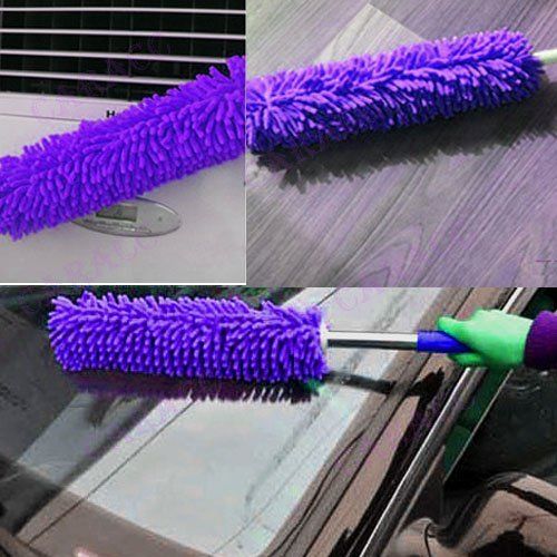 Multipurpose Soft Microfiber Duster with Aluminium Handle for Car Home Office