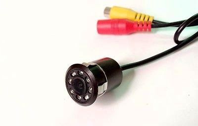 Mini Color CCD Reverse Backup Car Rear View LED Camera With Guide Lines.