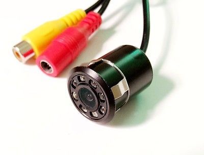 Mini Color CCD Reverse Backup Car Rear View LED Camera With Guide Lines.