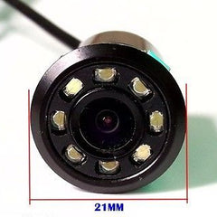 Mini Color CCD Reverse Backup Car Rear View LED Camera With Guide Lines.