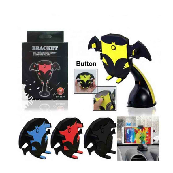 Universal Multifunctional Rotary Car Phone Holder (Assorted Colour)