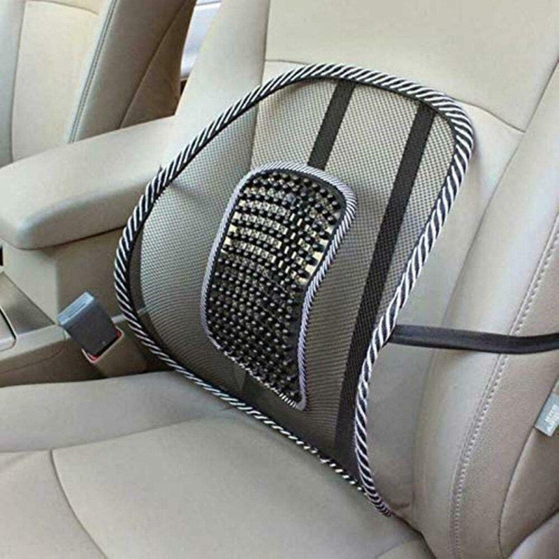 1 Pc Universal Car Seat Back Support Massage Chair Pillow Waist Support Lumbar Fan Pad Car Seat Cushion Home office