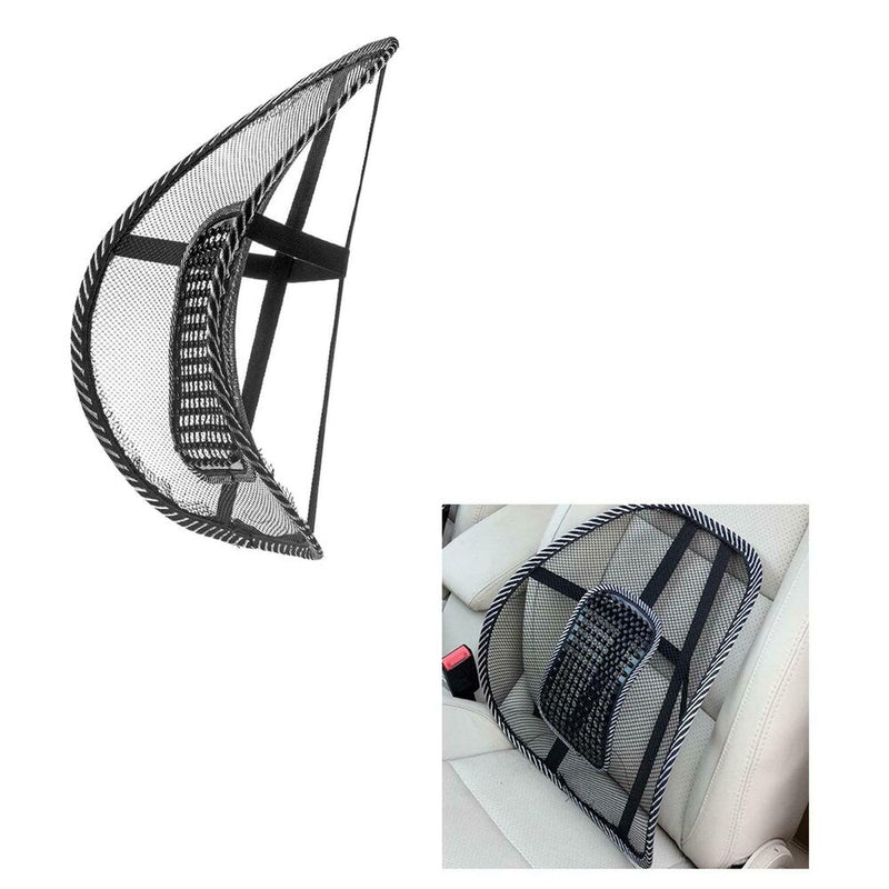 1 Pc Universal Car Seat Back Support Massage Chair Pillow Waist Support Lumbar Fan Pad Car Seat Cushion Home office
