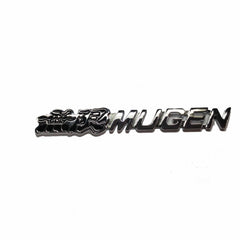 3D Muge Black And Silver Badge Emblem Metal Alloy Decal Sticker Logo.