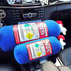 N0S Nitrogen Bottle Car Seat Headrest / Neck Rest Cushion Pillow Pad.
