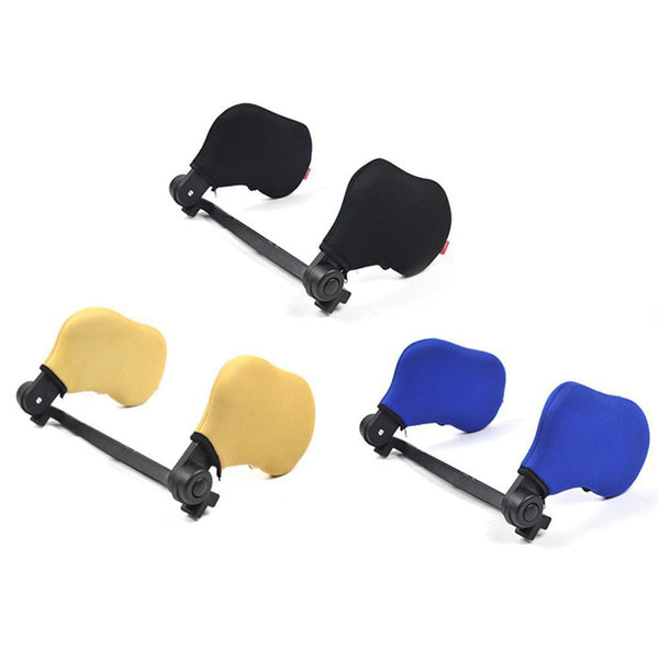 1pc BLACK Car Seat Headrest Pad Memory Foam Pillow Head Neck Rest Support Cushion