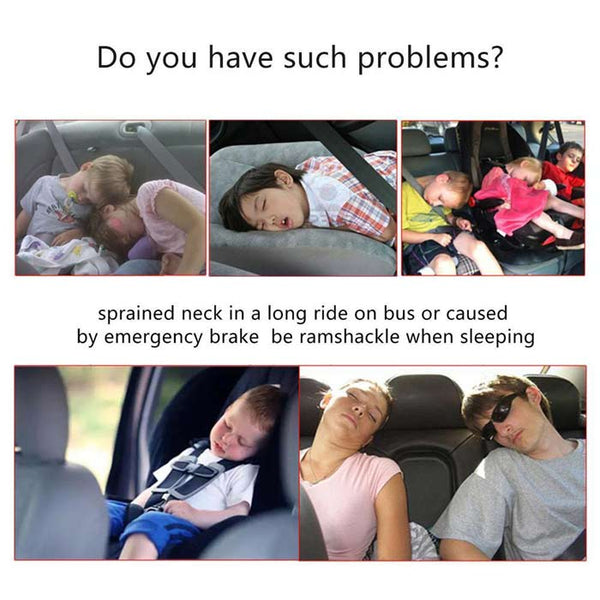 1pc BEIGE Car Seat Headrest Pad Memory Foam Pillow Head Neck Rest Support Cushion