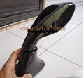 Black Toyota New Fortuner Car Bonnet Fender Side Mirror Wide Angle View