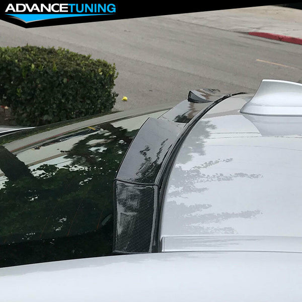 Universal Fitment Rear Window Windscreen Roof Spoiler Wing Adjustable Gloss Black