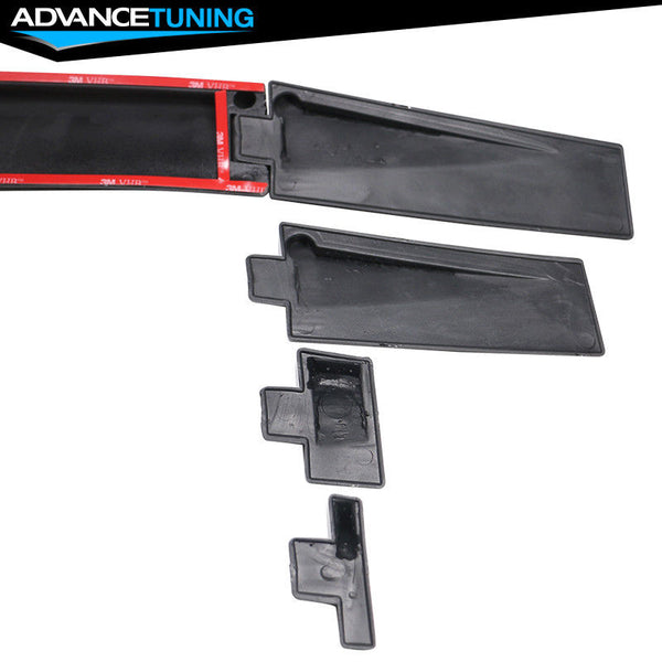 Universal Fitment Rear Window Windscreen Roof Spoiler Wing Adjustable Gloss Black