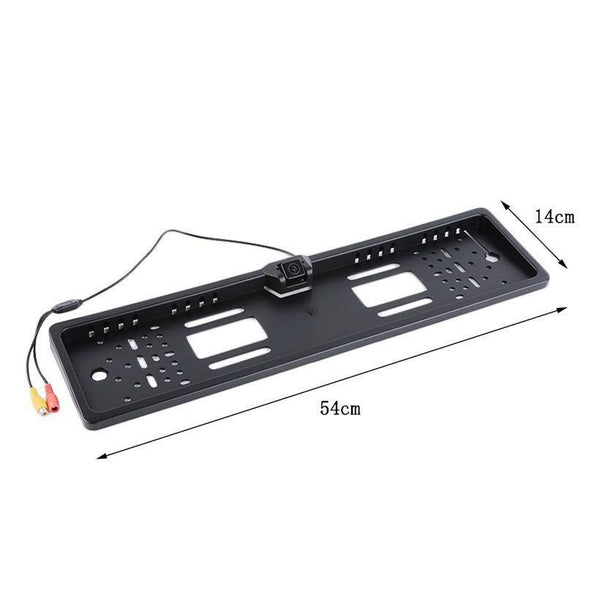EU Waterproof 170European Car Number Plate Frame Rear View Night Vision Camera