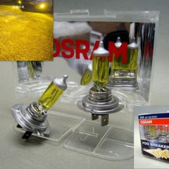 H7 OSRAM 12V 55W Fog Breaker 2600K Yellow Globes Fog Spot Light Bulb 2 pcs