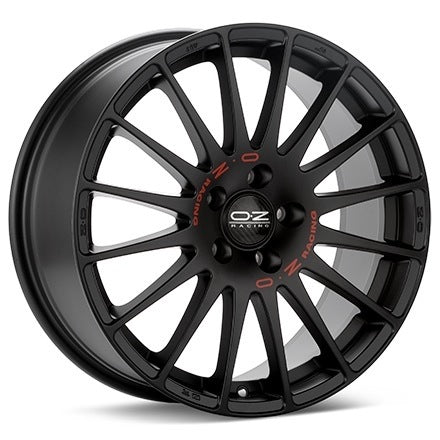 4pcs Red O.Z RACING Logo On Check Background Emblem Car Wheel Center Hub Cap Caps Badge Sticker Decal 60mm