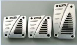 Niken Non Slip Pedal Pads Silver S-5939 (Taiwan)