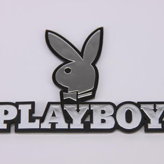 PLABOY Sticker 3D Logo Universal Auto Car ABS Emblem Badge Race Decal