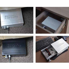 ADB-929 PORTABLE MULTI-FUCTIONAL SAFE STORAGE STEEL PLATE KEYWORD ROTATION BUTTON BOX (SILVER)
