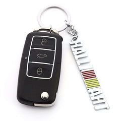 RALLI 3D Logo Emblem Metal Keychain For Bikes And Cars