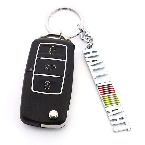 RALLI 3D Logo Emblem Metal Keychain For Bikes And Cars