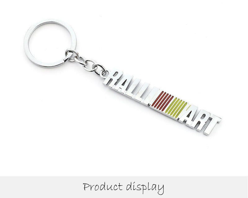 RALLI 3D Logo Emblem Metal Keychain For Bikes And Cars