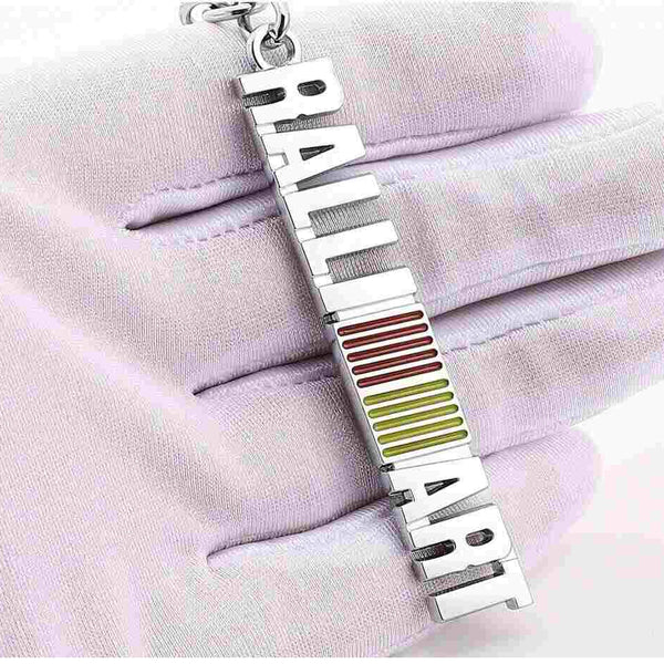RALLI 3D Logo Emblem Metal Keychain For Bikes And Cars