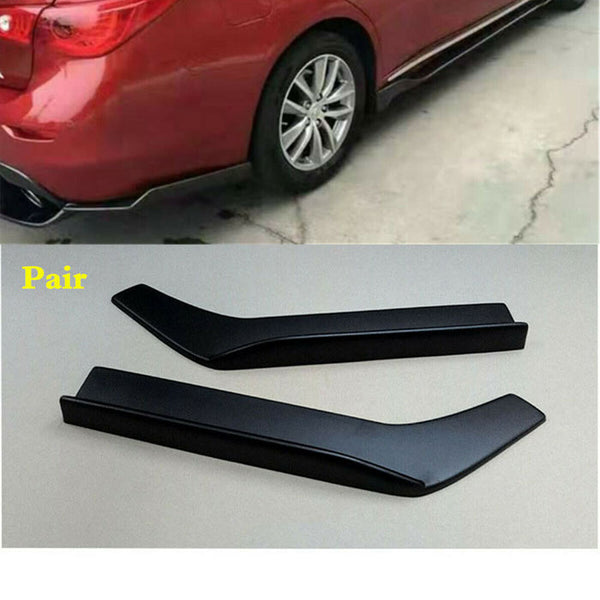 2Pcs Rear Lip Car Bumper Spoiler Angle Splitter Diffuser Anti-crash Winglet 62cm