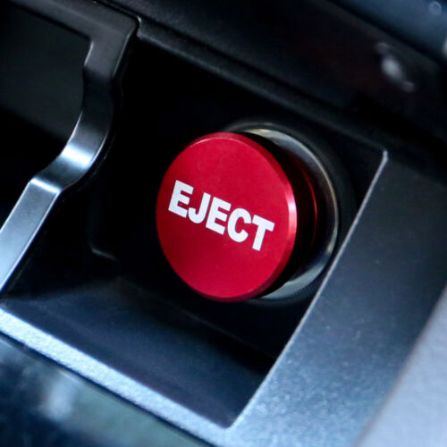 Red Remove Before Flight Aluminum Car Cigarette Lighter Plug Replacement Push Button Fits Most Automotive Vehicles