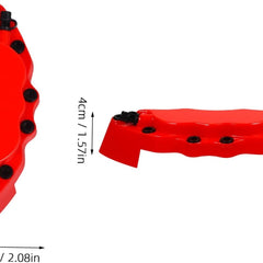 Red Style Disc Brake Caliper Covers Kit Universal-Large