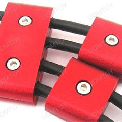 3-pc Red JDM SPW Spark Plug Wires Ignition Cable Wiring Separators Dividers Kit Universal