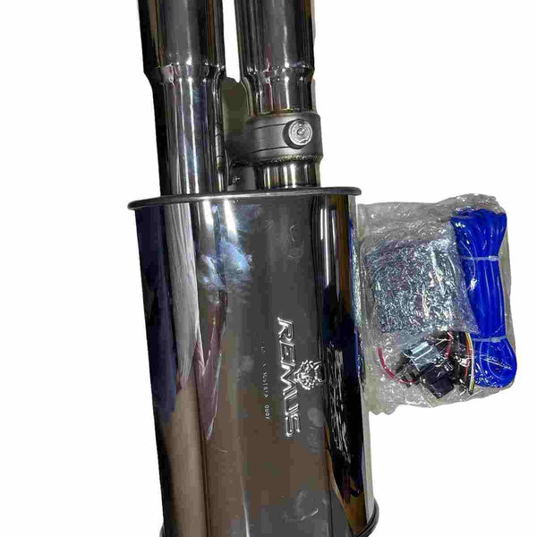 Remus Double Tip Valvetronic Exhaust Remote With Vacuum Valve For All CAR