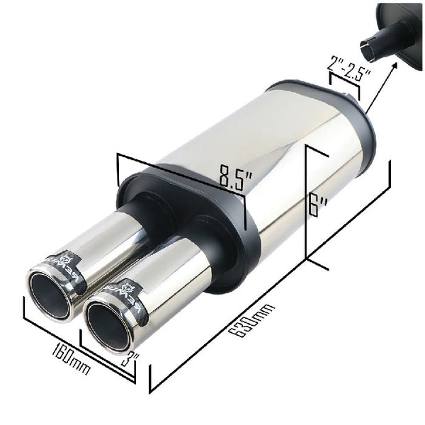 Remus Exhaust Double Carbon (Big)