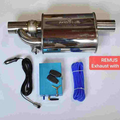 Remus Single Tip Valvetronic Exhaust Remote With Vacuum Valve For All CAR