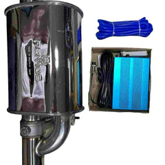 Remus Single Tip Valvetronic Exhaust Remote With Vacuum Valve For All CAR