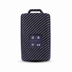 Renault Smart Card 4 Button ABS+Silicone Car Key Cover Case With Keychain Suitable For Triber, Kiger