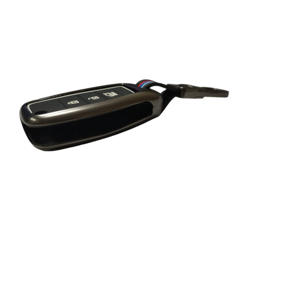3 Button Metal Flip Key Cover For  Kia Seltos, Sonet, Carens