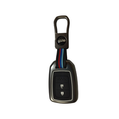 2 Button Metal Key Cover For City, Civic, Jazz, Amaze 2014 Onwards