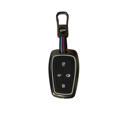 4 Button Metal Flip Key Cover For Nexon, Harrier, Safari, Altroz, Punch, Tigor