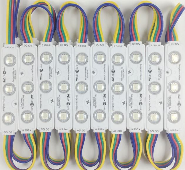 Led Module Ip65 Circular Buy 10pcs RGB LED Module 1.5W DC12V 5050 Waterproof IP65 Injection ...