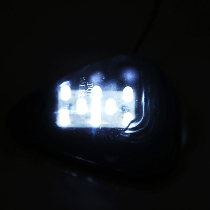 5x Smoke Lens White LED Cab Roof Marker Running Lights For Pickup SUV 4x4