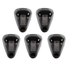 5x Smoke Lens White LED Cab Roof Marker Running Lights For Pickup SUV 4x4