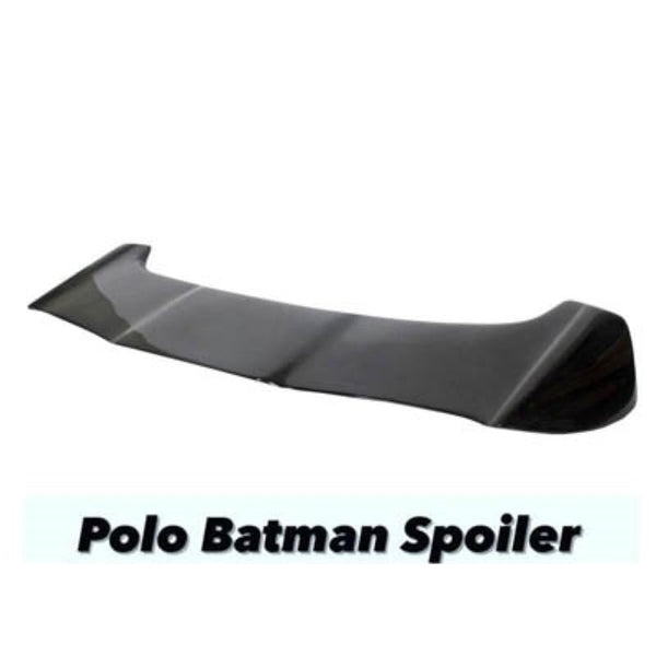 Roof Wing Rear Spoiler Compatible with Volkswagen Polo 2010-2023 Roof Wing Rear Spoiler Batman Style Ar-vw-027 Glossy Black