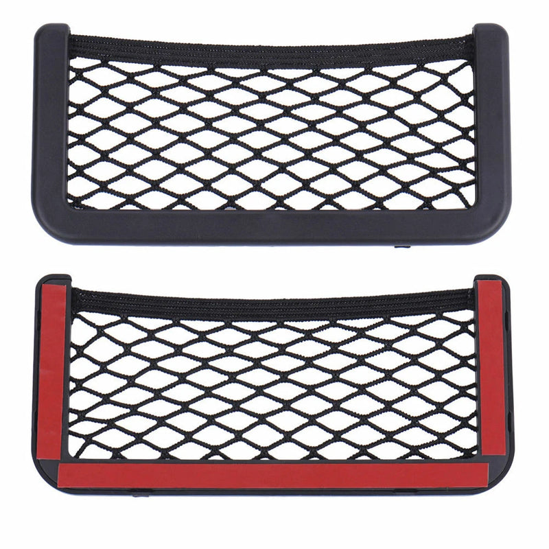 Universal Car Seat Side Back Net Storage Bag Phone Holder Pocket Organizer