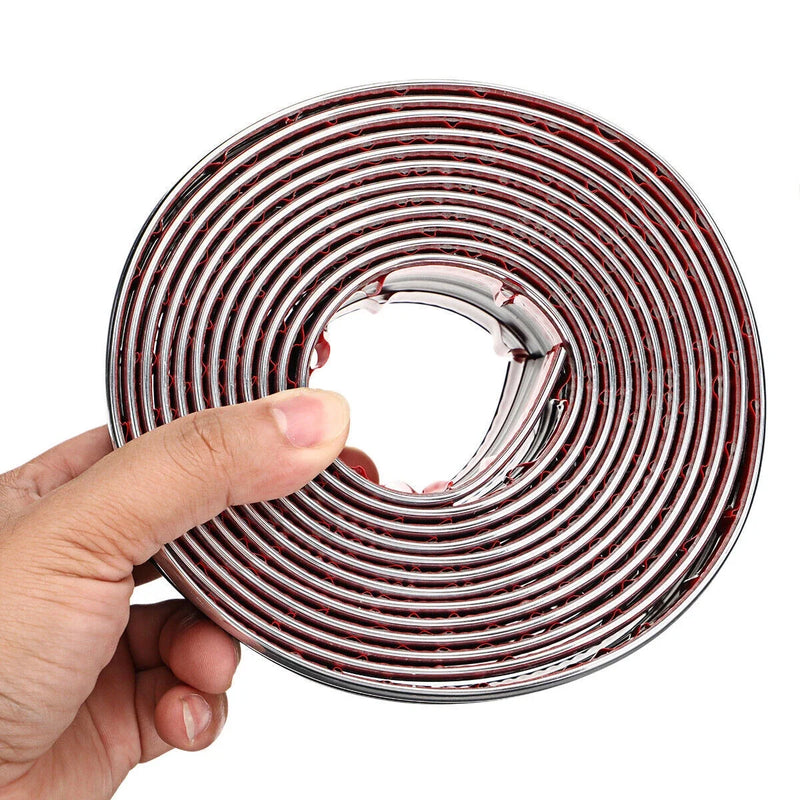 Car Side Skirt Anti-Collision Strip Soft Waterproof Self Adhesive Body Moulding Trim Universal Fit for Cars Trucks SUVs Easy