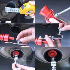 1pc Universal Turbo Sound Noise Exhaust Muffler Pipe Whistle Fake Blow off valve BOV Simulator Whistler