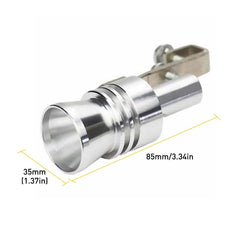 1pc Universal Turbo Sound Noise Exhaust Muffler Pipe Whistle Fake Blow off valve BOV Simulator Whistler
