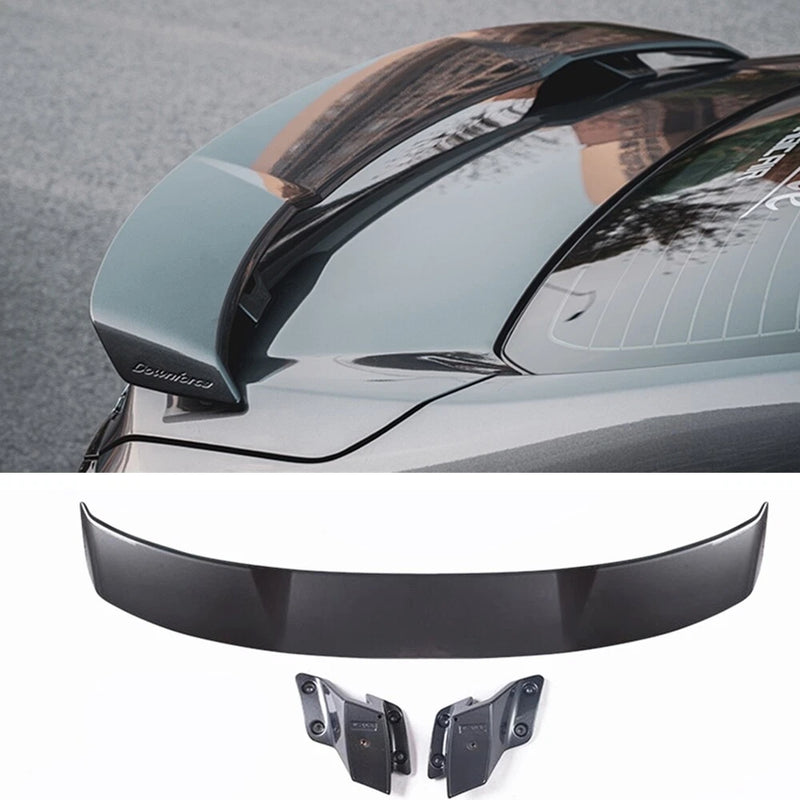 For Hond Accord 10th 2018-2022 Dark Grey YOFER Style Rear Spoiler Wing Lip Flap