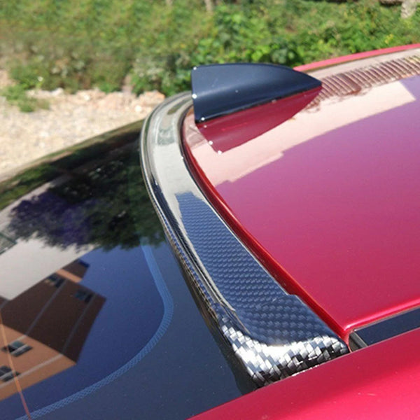 Samurai 4.9Ft/1.5M x 35MM Universal Carbon Fiber Car Rear Roof Trunk Spoiler Wing Lip Sticker