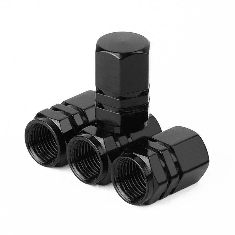 4pcs Aluminum Wheel Tire Valve Stem Air Dust Caps Cover