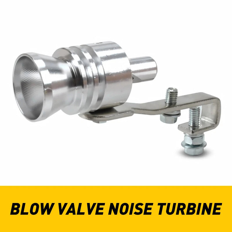 1pc Universal Turbo Sound Noise Exhaust Muffler Pipe Whistle Fake Blow off valve BOV Simulator Whistler